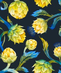 Watercolor Artichokes